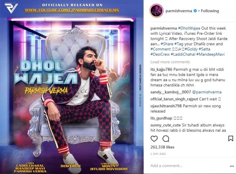 Parmish Verma's new song release soon 