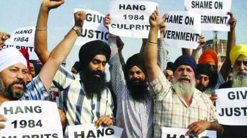 Protest in Delhi about 1984 sikh massacre.. Protest in Delhi about 1984 sikh massacre..