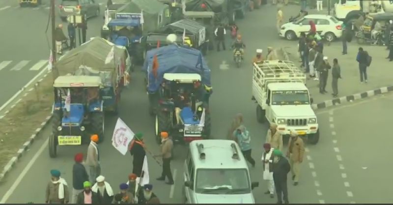 Kisan Mazdoor Sangarsh Committee begin journey to Delhi Protest Kisan Mazdoor Sangarsh Committee begin journey to Delhi Protest