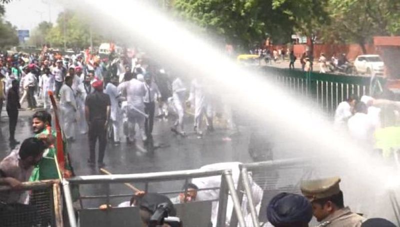 Youth Congress workers protest