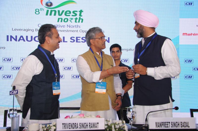 Session on Punjab industrial scenario during 8thInvest North organised by CII