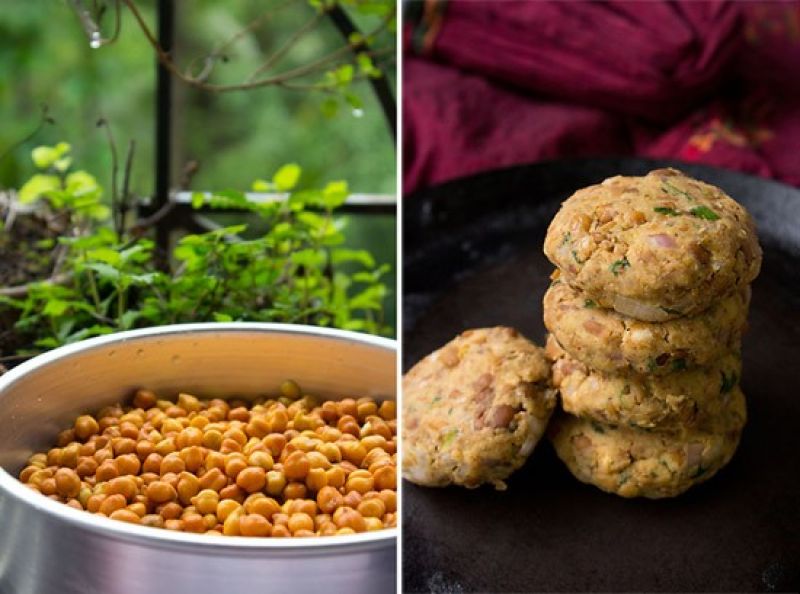 Black Chickpea Kebab