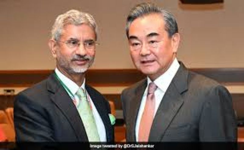Jaishankar with Chinese Foreign Minister Wang Yi