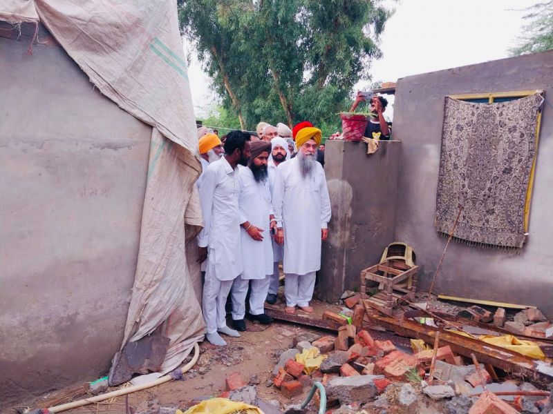 SPEAKER KULTAR SINGH SANDHWAN VISITS FLOOD AFFECTED AREAS OF DISTRICT FARIDKOT