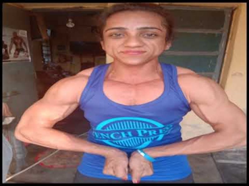 Jharkhand's first lady body builder, Madhavi
