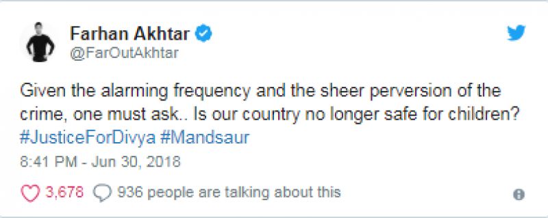 Farhan Akhtar Tweet