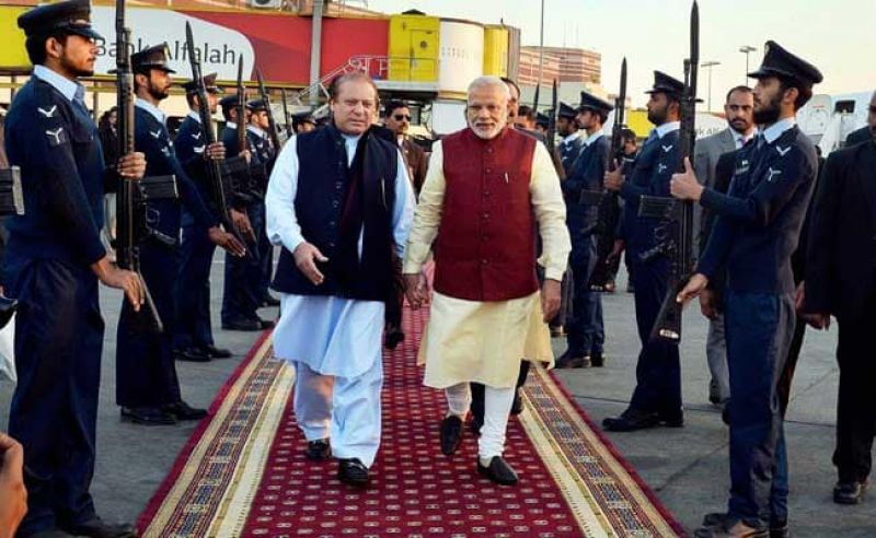 Prime Minister Narendra Modi with Ex-Pakistani counterpart Nawaz Sharif