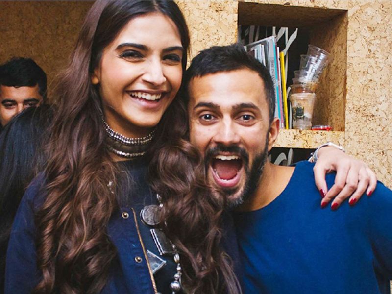 Sonam Kapoor with Bae