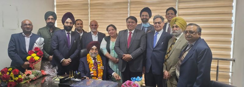 DrCharnjit Singh Pruthi assumed the office of President of the Punjab Medical Council