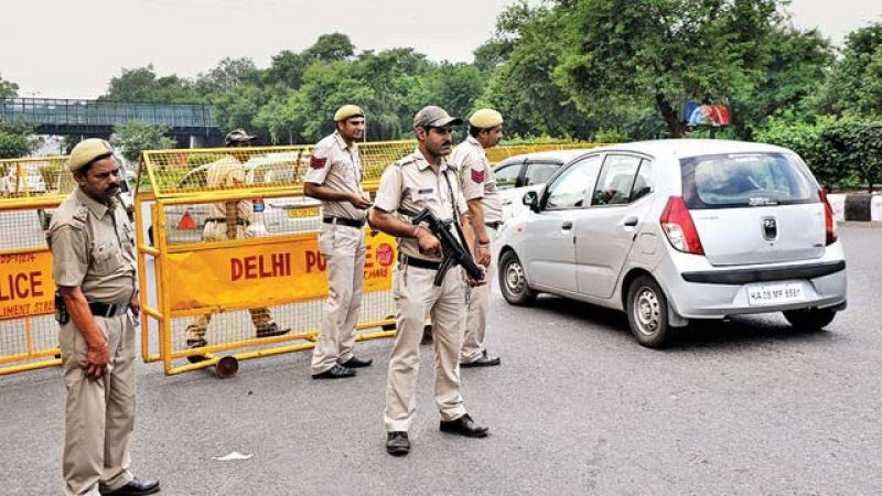 High alert in Delhi 
