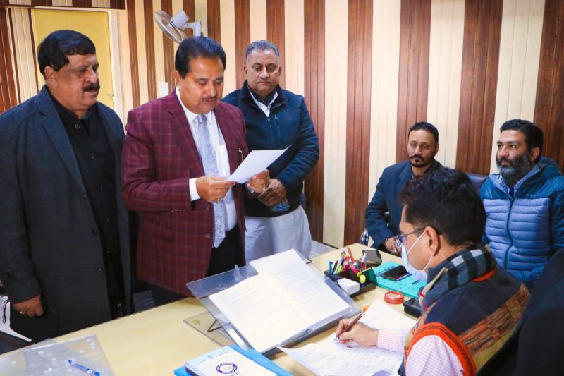 Deputy CM OP Soni Files Nomination 