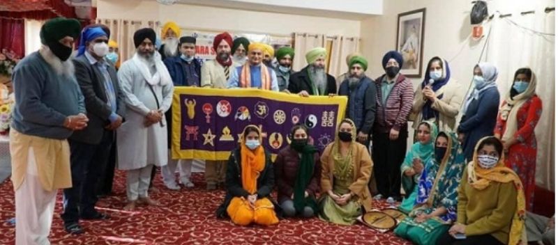 Protest rally in support of the Farmer Protest in New York