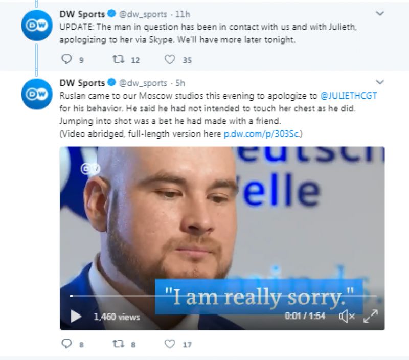 Forcibly kisses women report absconding