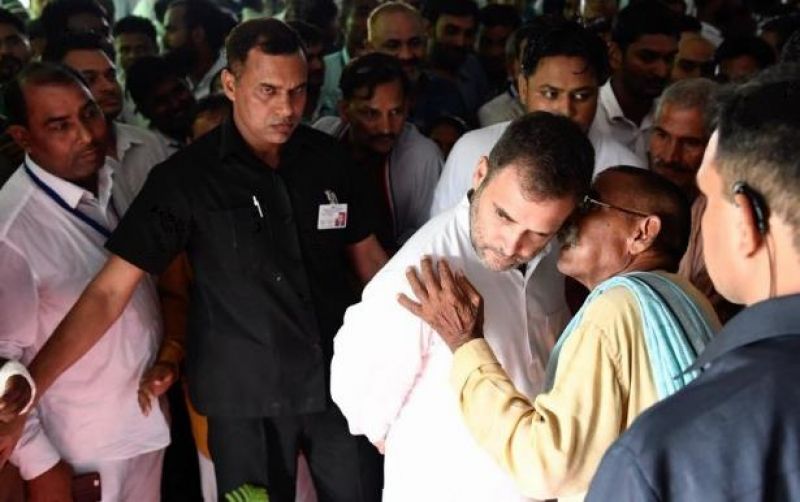 Rahul Gandhi visits Amethi 