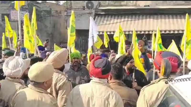 Protest Against Som Parkash