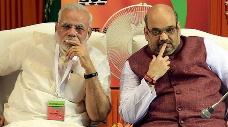Modi and Amit Shah Modi and Amit Shah