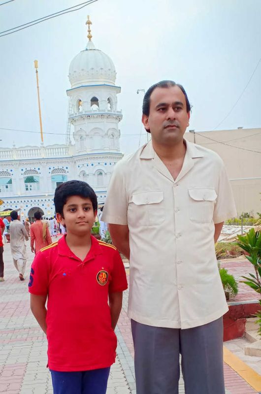 Rai Saleem Bhatti with his son Rai Waleed Bhatti
