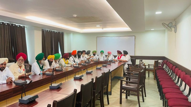 Farmers Meeting With Political Parties 
