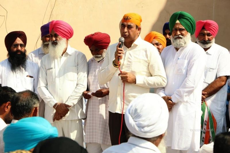 Congress candidate Captain Sandeep Singh Sandhu election campaign Congress candidate Captain Sandeep Singh Sandhu election campaign