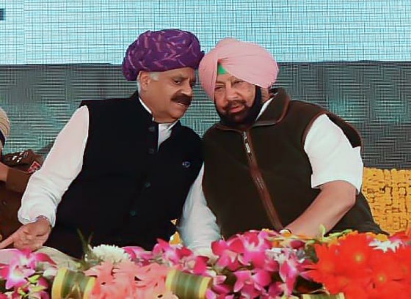 VP Singh Badnore , Captain Amarinder Singh 