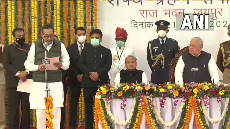  In Rajasthan, 15 MLAs have been sworn in as ministers