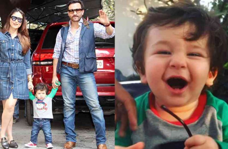 Taimur try to run scooter in London