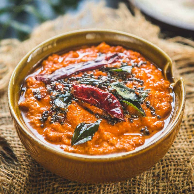  Coconut and red pepper sauce