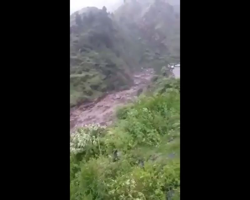 Cloudburst in Lahaul, Himachal Pradesh
