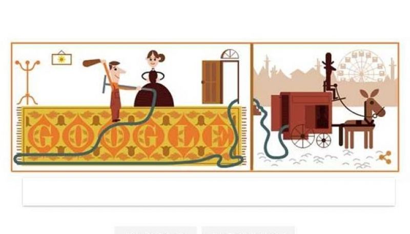 Google Doodle vacuum cleaner