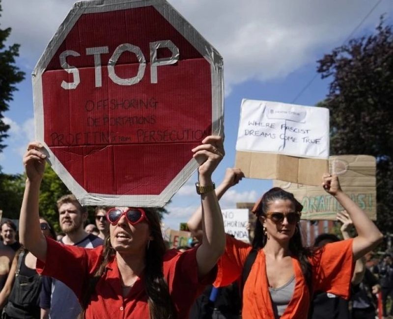 UK court says flight taking asylum seekers to Rwanda can go ahead