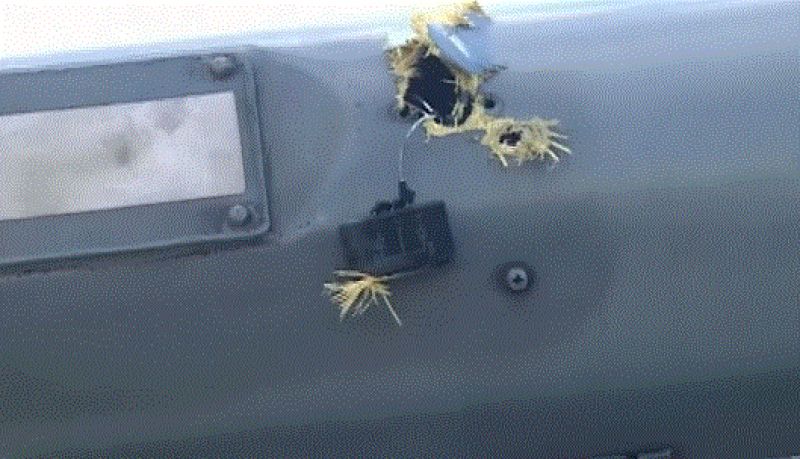 Helicopter carrying President attacked