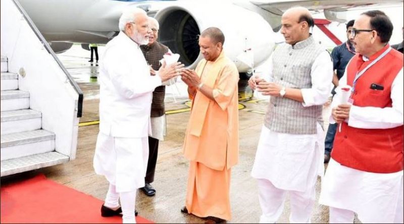 PM Modi and CM Yogi 