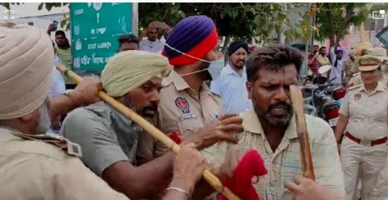  Contract Employees Protest