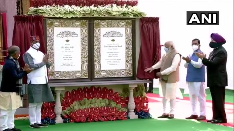 PM Modi lays foundation-stone of new Parliament building