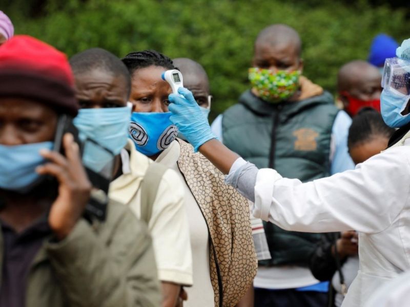 Corona infection in south africa