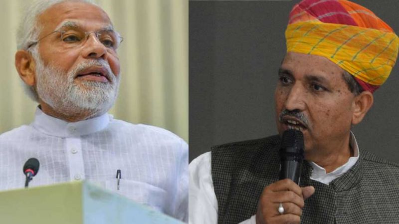 PM Modi -Union Minister Arjun Ram Meghwal 