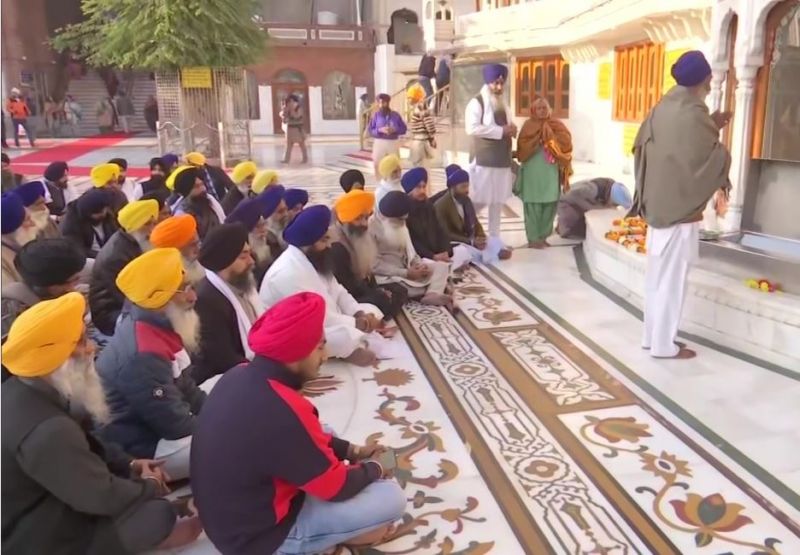Ardas for protesting farmers in Amritsar