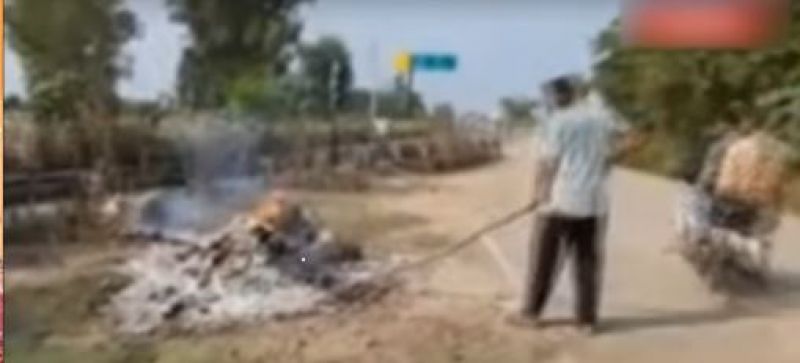 Funeral was to be done on the road in jalandhar