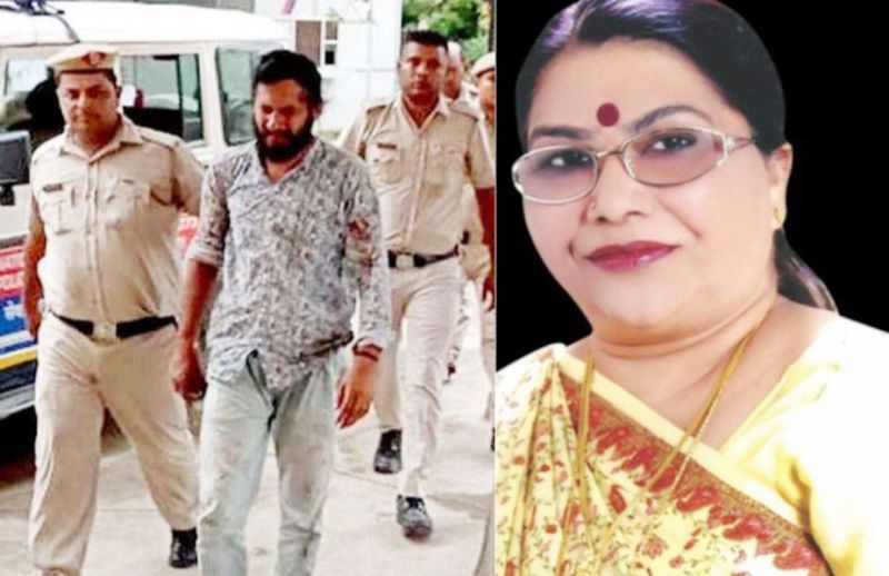 young man slaps bjp female mla santosh sarwan