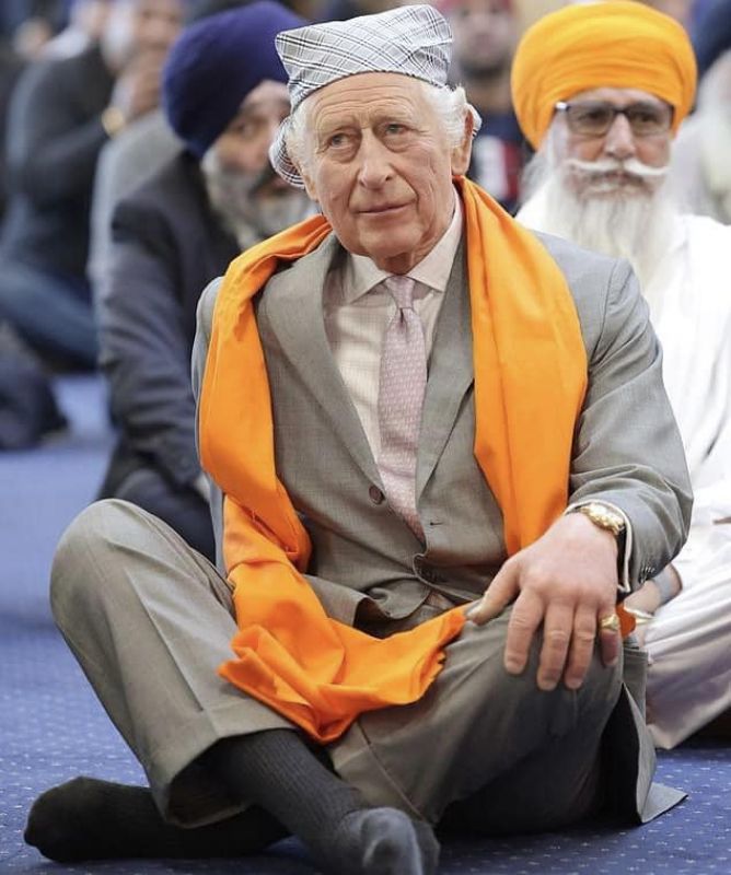 King Charles III paid obeisance at Gurdwara Sahib