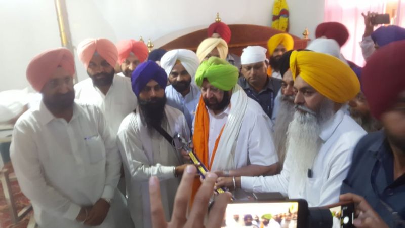 Captain Amarinder Singh review construction work