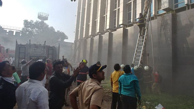 Fire at ESIC hospital