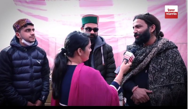 Himachal farmers at delhi protest