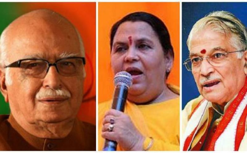 LK Advani, MM Joshi, Uma Bharti
