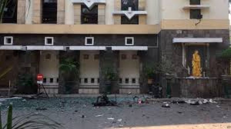 indonesia suicide attack on three churches killing two people