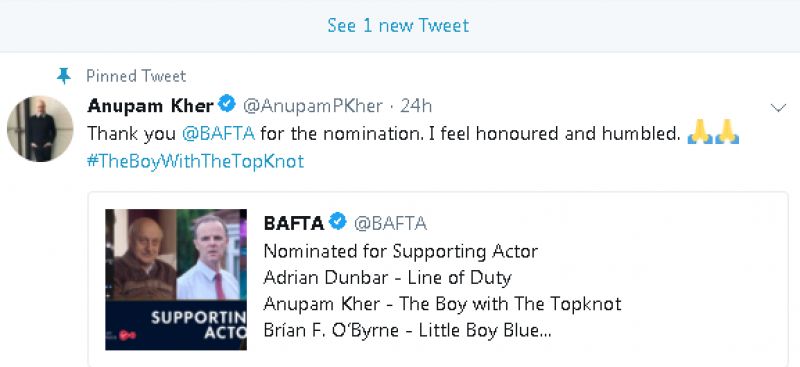 Anupam Kher ,BAFTA