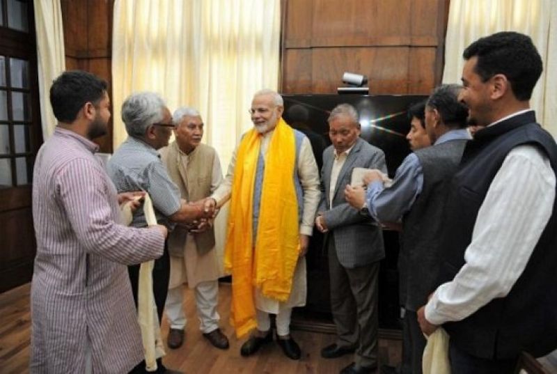 narender modi in leh visit