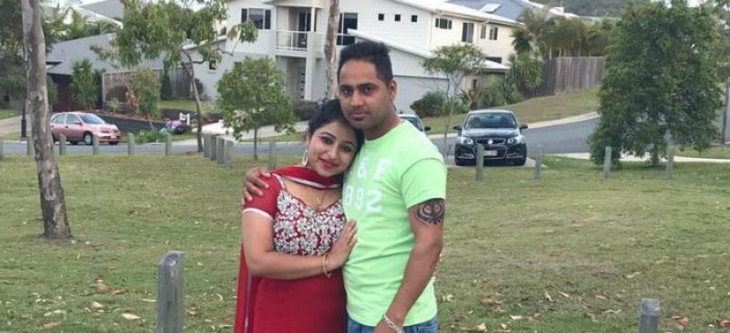 Ravneet Kaur with Husband 