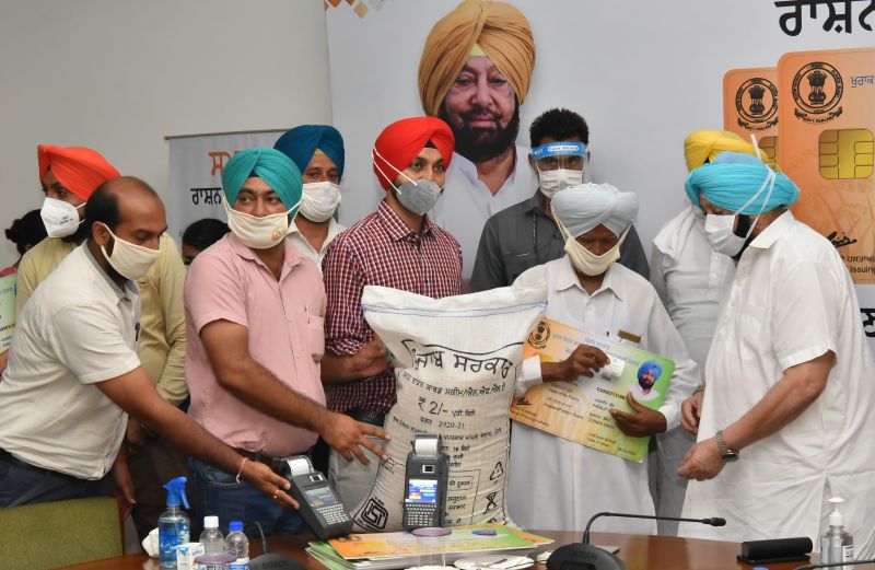 Capt Amarinder rolls out state-wide Smart Ration Card scheme to cover 1.41 cr NFSA beneficiaries
