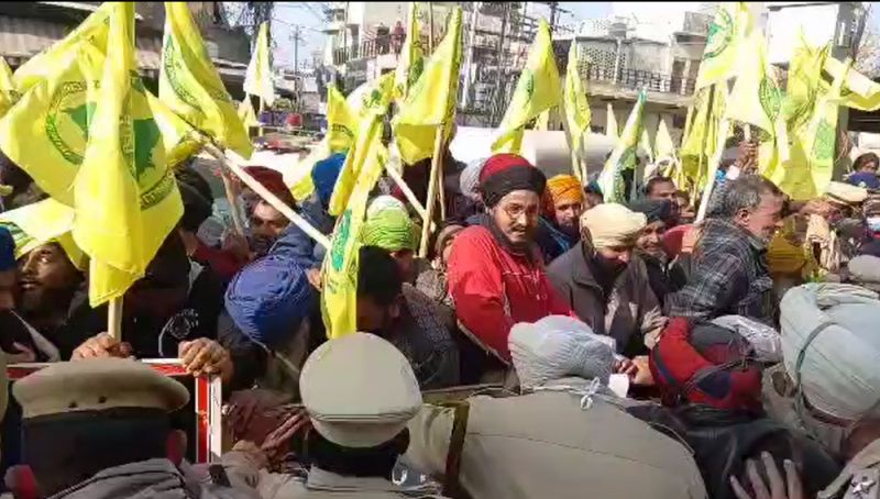 Protest Against Som Parkash